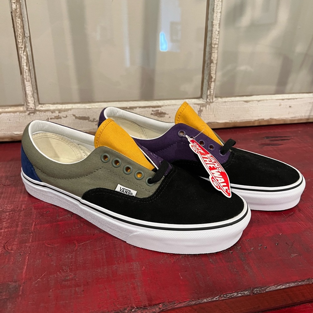 VANS OTW Rally Era Skate Black Purple Yellow Blue Olive White Shoes Sz 7.5M | 9W